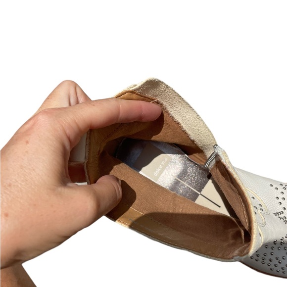 Dolce Vita white studded western cowboy boots - Picture 10 of 10